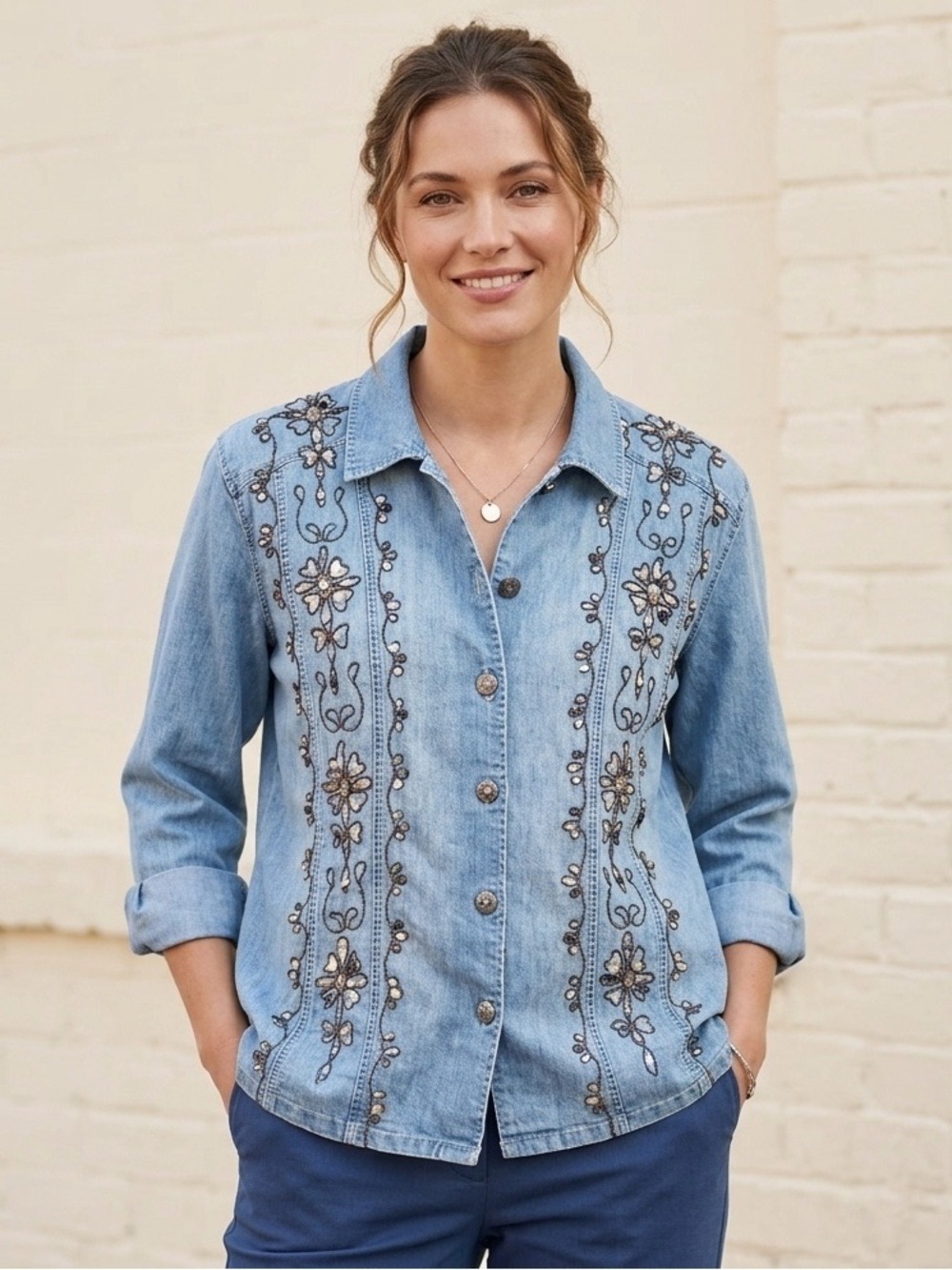 Vintage 80s Chico's Women's Denim Jacket